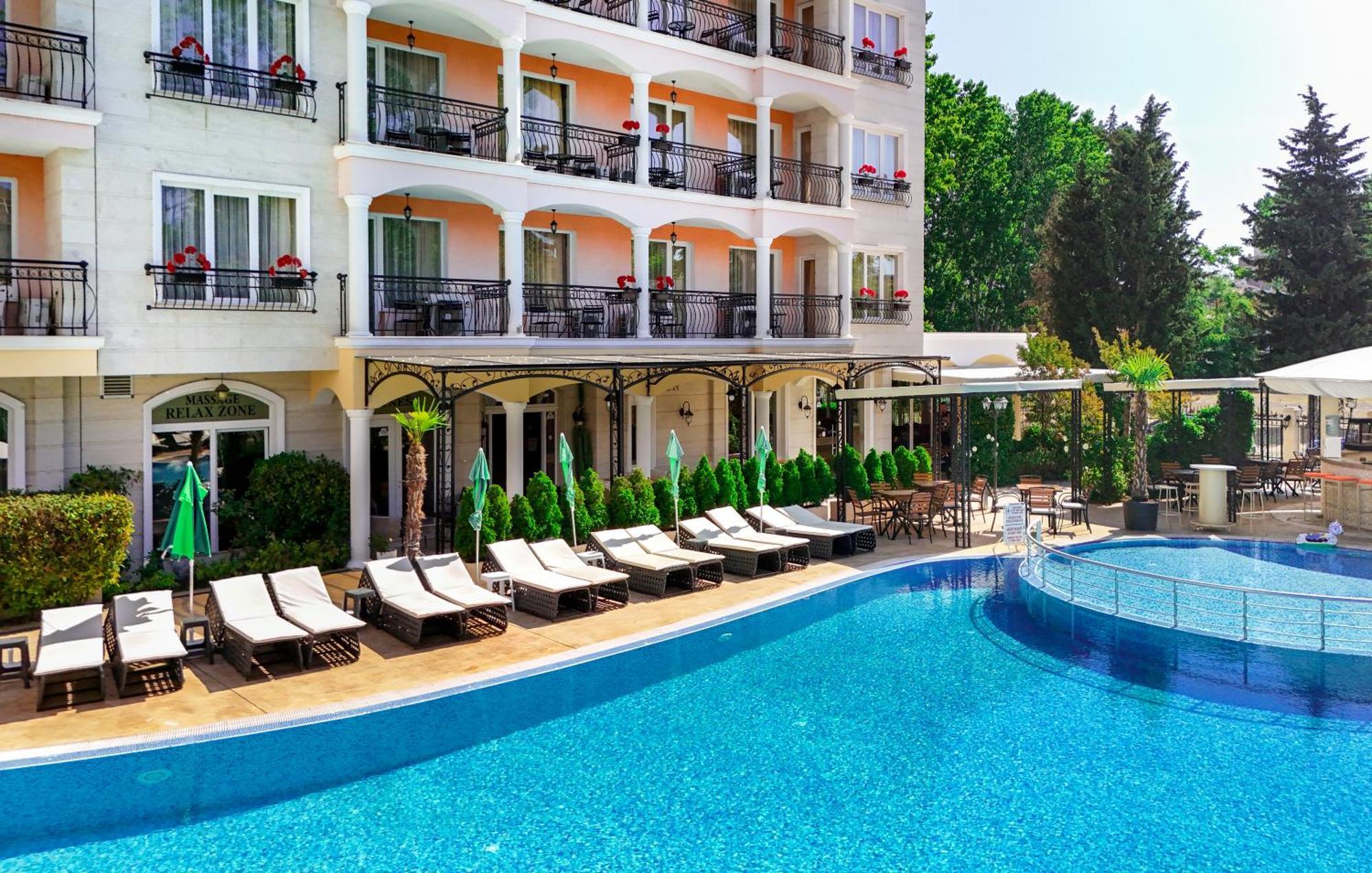 Avenue Deluxe Hotel Sunny Beach Esterno foto